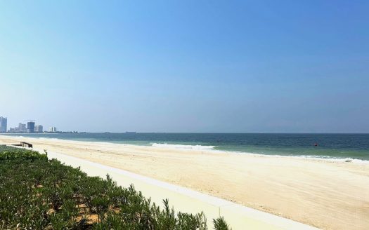 Luxury 3 BR Beachfront Apartment with Private Garden & Pool
