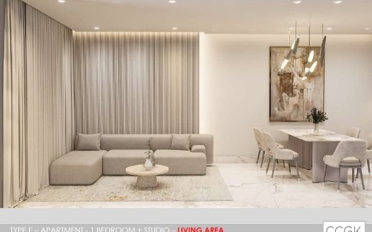 “Spacious 1-Bedroom + Study | Prime Investment | Flexible Payment Plan