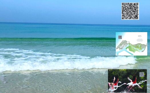 0 Registration Fees with Freehold Status – 60% Greenery with White sandy Beach